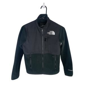 The North Face Girls Polartec Fleece Jacket Black Teen Large